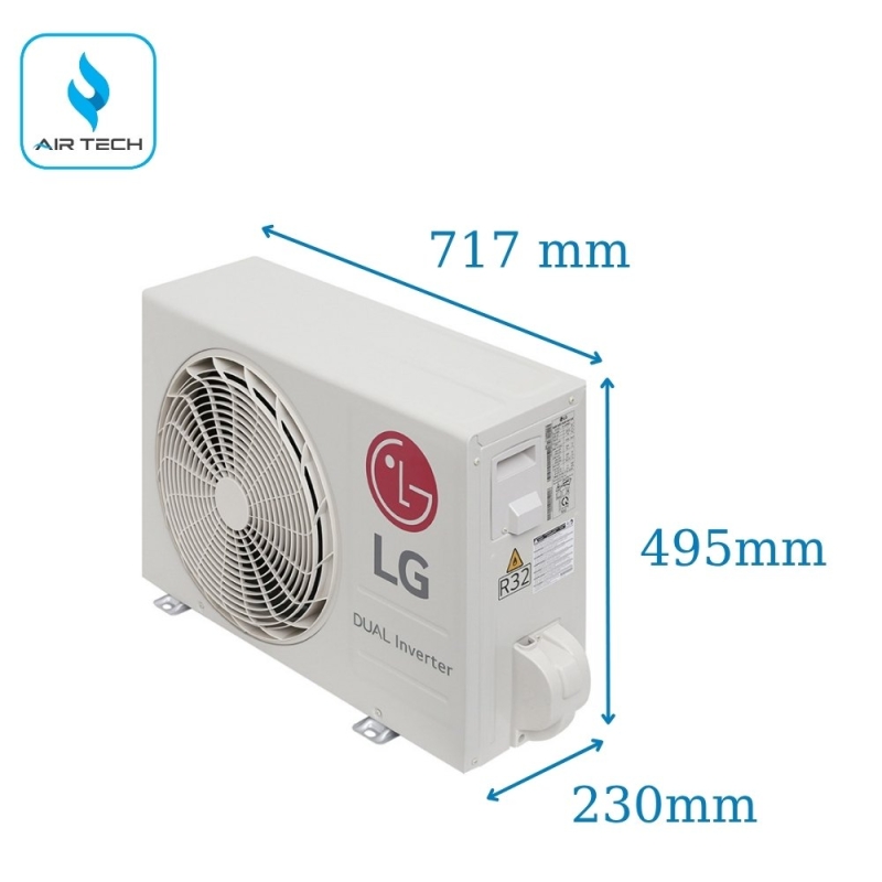 Điều hòa LG IEC09G1 9.000 BTU Inverter 1 chiều
