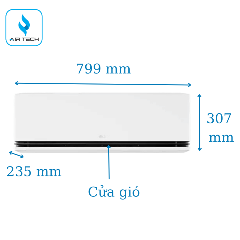 Điều hòa LG IDC12M1 12.000 BTU Inverter 1 chiều phát ionizer
