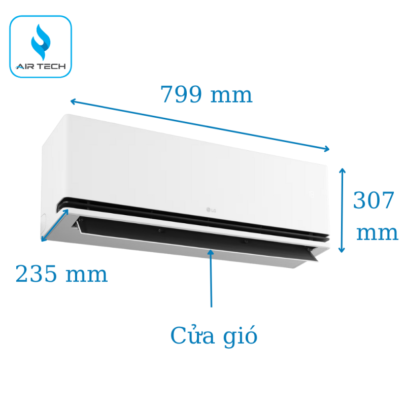 Điều hòa LG IDH12M1 12.000 BTU 2 chiều Inverter (model 2025)