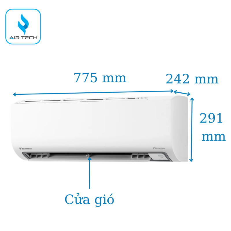 Điều hòa Daikin FTKB25ZVMV / RKB25ZVMV 9.000 BTU 1 chiều Inverter