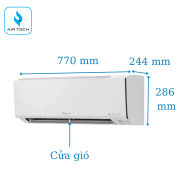 Điều hòa Daikin FTHF25XVMV / RHF25XVMV 9.000 BTU 2 chiều Inverter