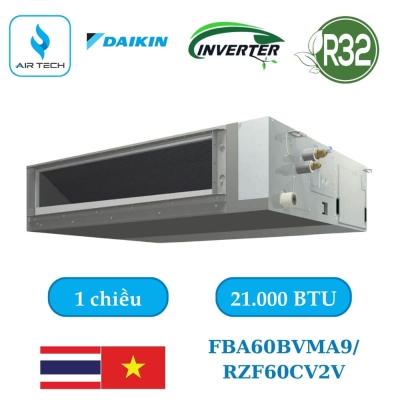 Điều hòa âm trần nối ống gió Daikin FBA60BVMA9 / RZF60CV2V 21.000BTU