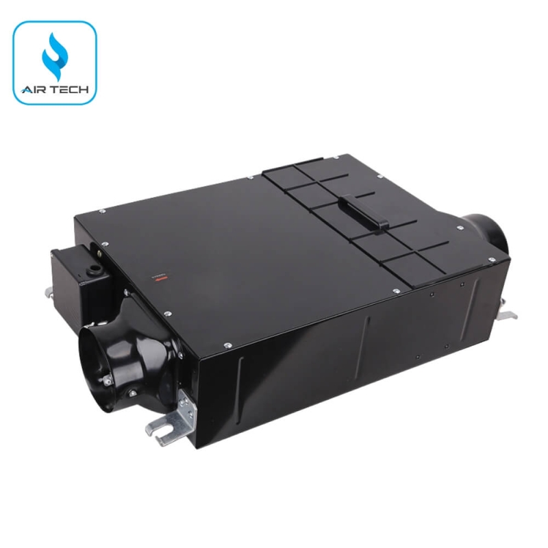 Quạt âm trần cấp khí tươi, lọc bụi mịn Nedfon DGT10-24H siêu mỏng