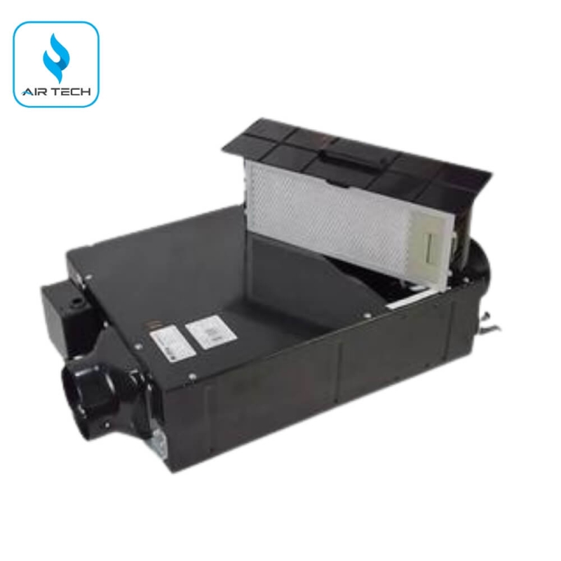 Quạt âm trần cấp khí tươi, lọc bụi mịn Nedfon DGT15-45H siêu mỏng