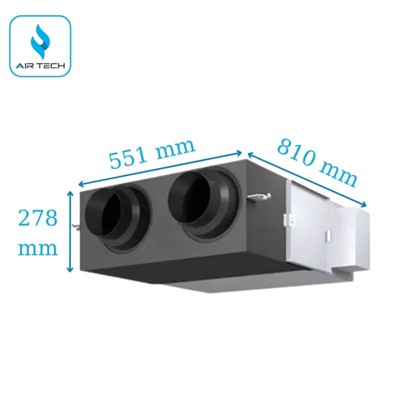 Quạt thông gió thu hồi nhiệt Daikin VAM150HVE 150m3/h