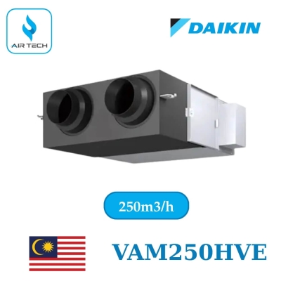 Quạt thông gió thu hồi nhiệt Daikin VAM250HVE 250m3/h
