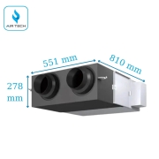 Quạt thông gió thu hồi nhiệt Daikin VAM150HVE 150m3/h