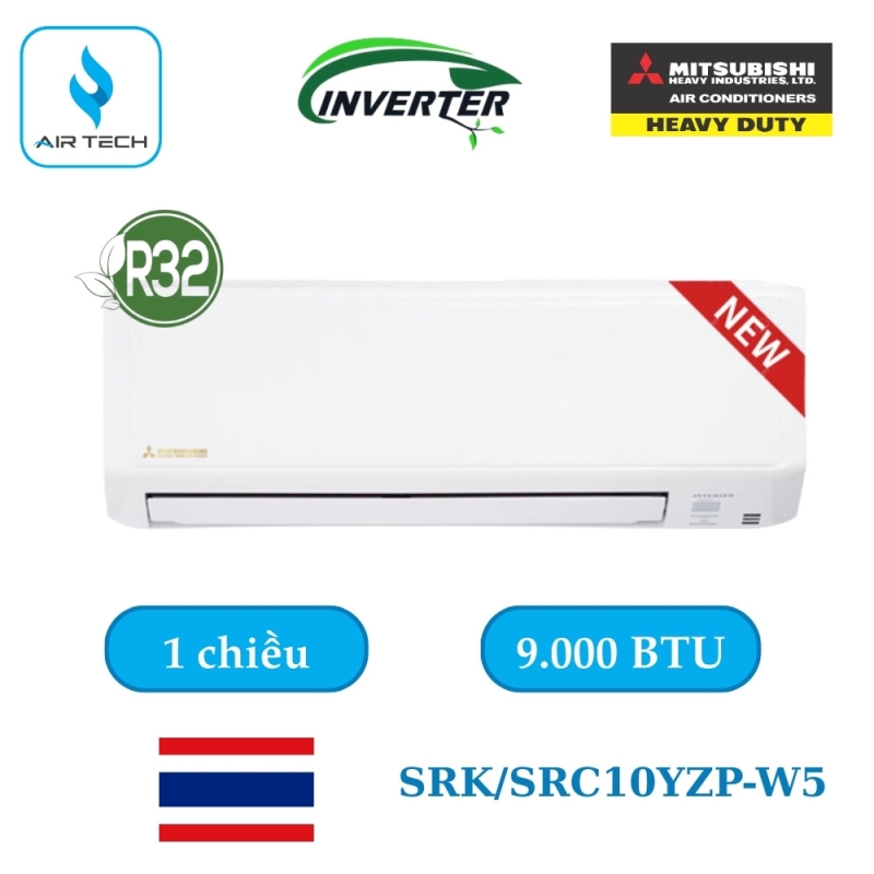 Điều hòa Mitsubishi Heavy SRK/SRC10YZP-W5 9.000BTU 1 chiều Inverter