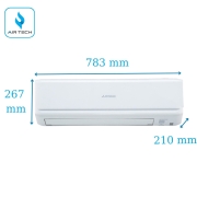 Điều hòa Mitsubishi Heavy SRK/SRC25ZSPS-W5 9.000BTU 2 chiều Inverter