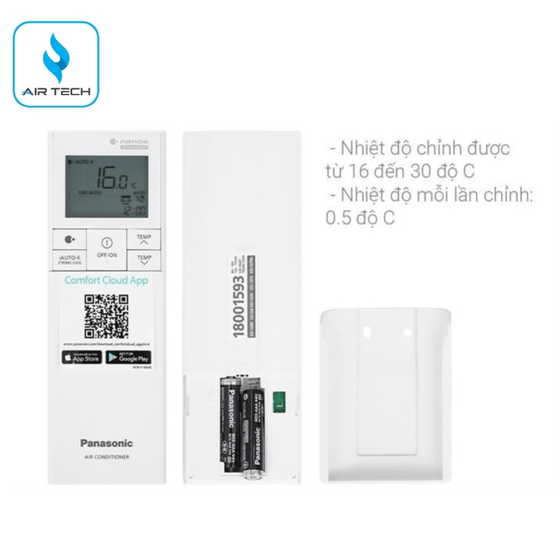 Điều hòa Panasonic CU/CS-XU9BKH-8 9.000 BTU 1 chiều Inverter siêu cao cấp