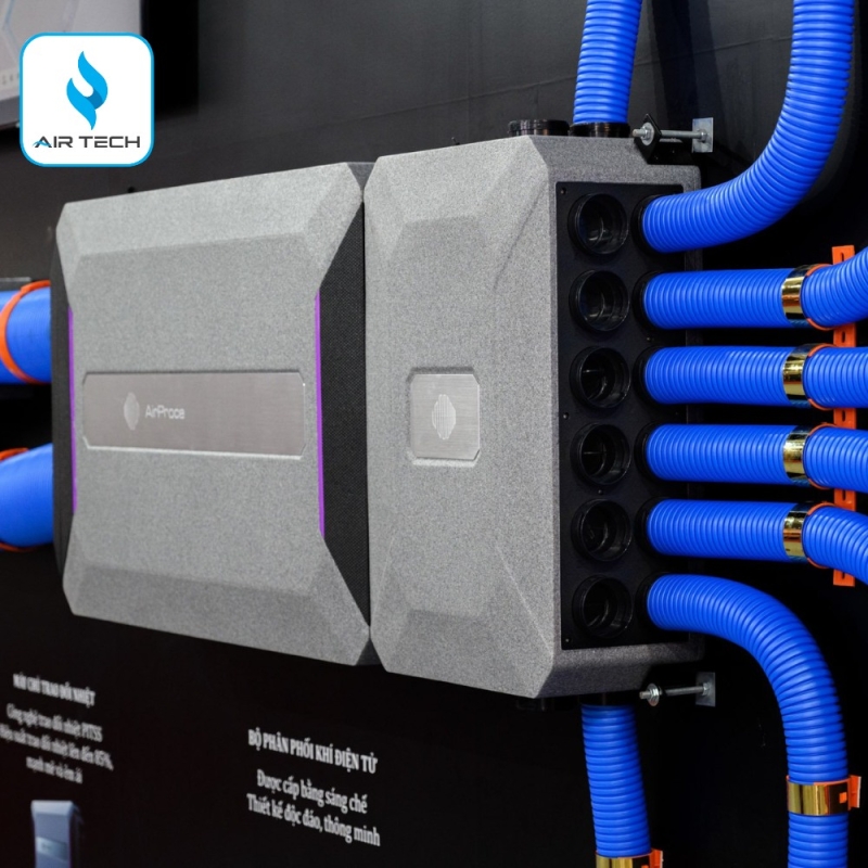 Cấu tạo hệ thống cấp khí tươi trung tâm AirProce CyberVent