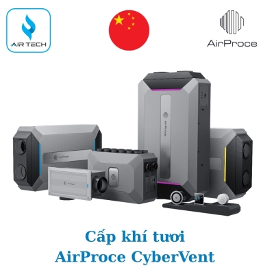 Cấu tạo hệ thống cấp khí tươi trung tâm AirProce CyberVent