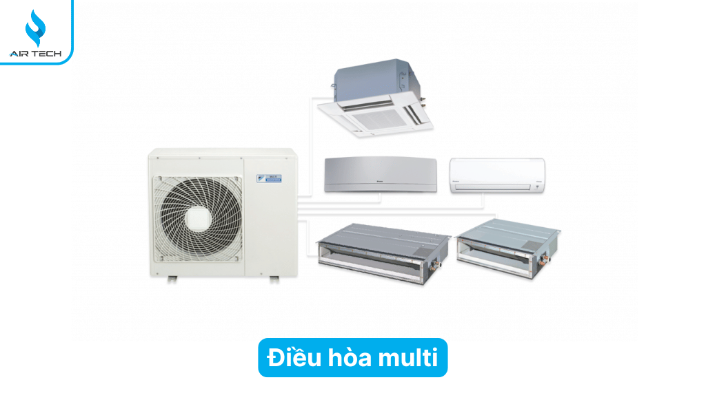 Điều hòa multi phù hợp với chung cư, nhà phố