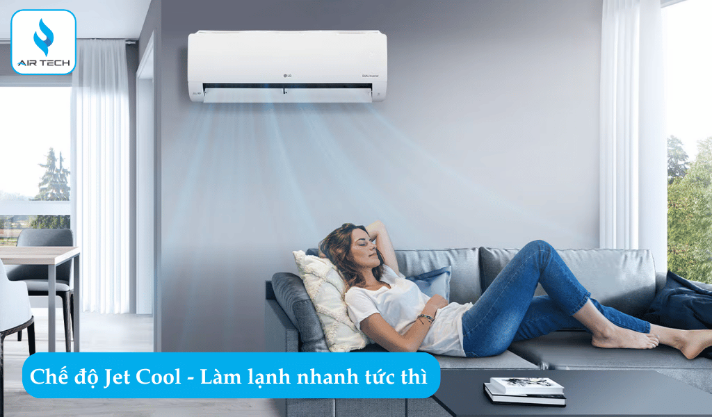 Làm lạnh nhanh tức thì với chế độ Jet Cool