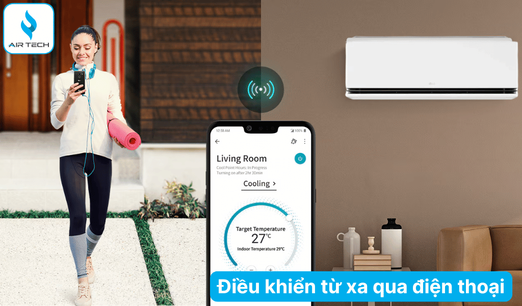 Kết Nối Thông Minh Với Ứng Dụng LG ThinQ