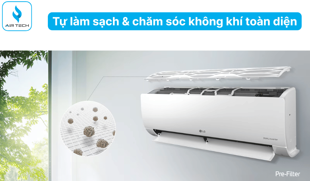 Tự làm sạch & chăm sóc không khí toàn diện