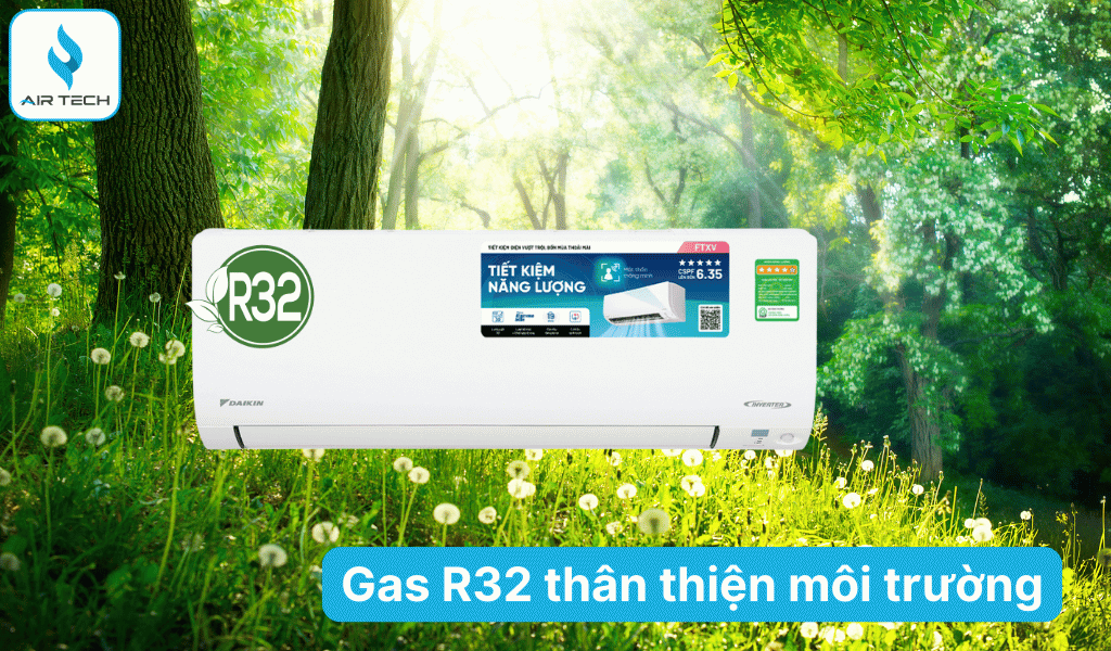 Gas R32 – Làm lạnh sâu, an toàn cho môi trường