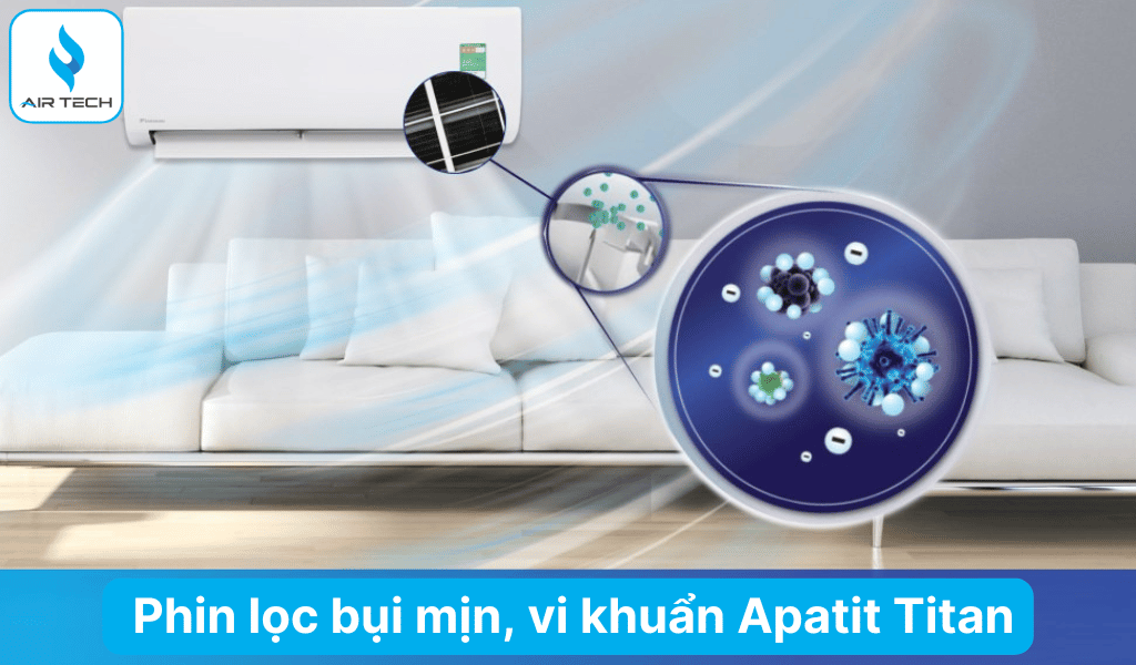Phin lọc Apatit Titan