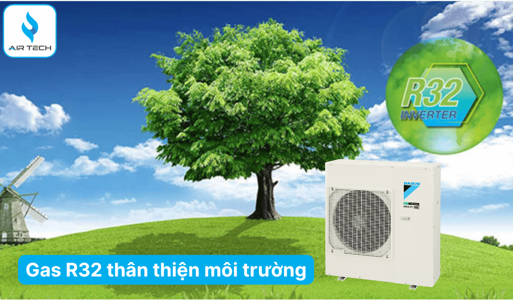 Gas R32 thân thiện môi trường