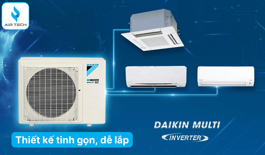 Thiết kế tinh gọn – Tối ưu diện tích lắp đặt