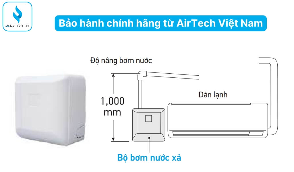 Bảo hành chính hãng từ AirTech Việt Nam