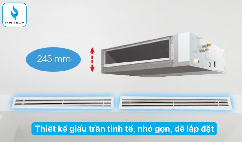 Thiết kế giấu trần tinh tế, thẩm mỹ