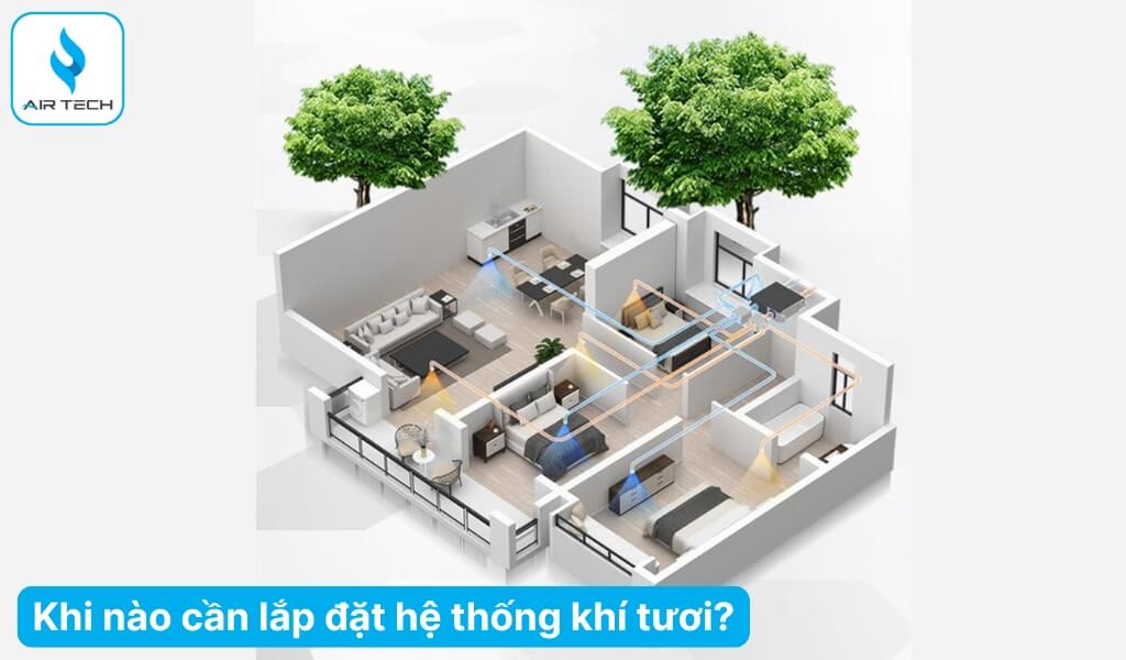Khi nào cần lắp đặt hệ thống khí tươi