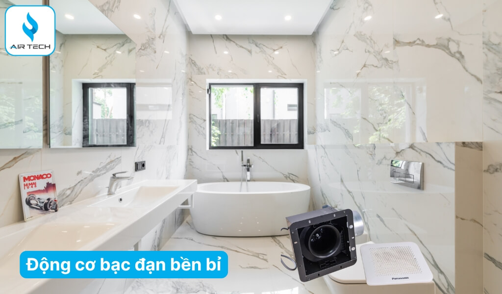 Động cơ bạc đạn bền bỉ – Vận hành êm ái, tuổi thọ cao