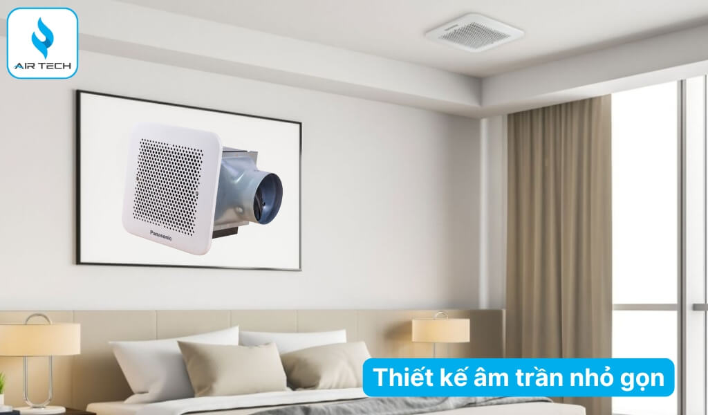 Thiết kế âm trần nhỏ gọn