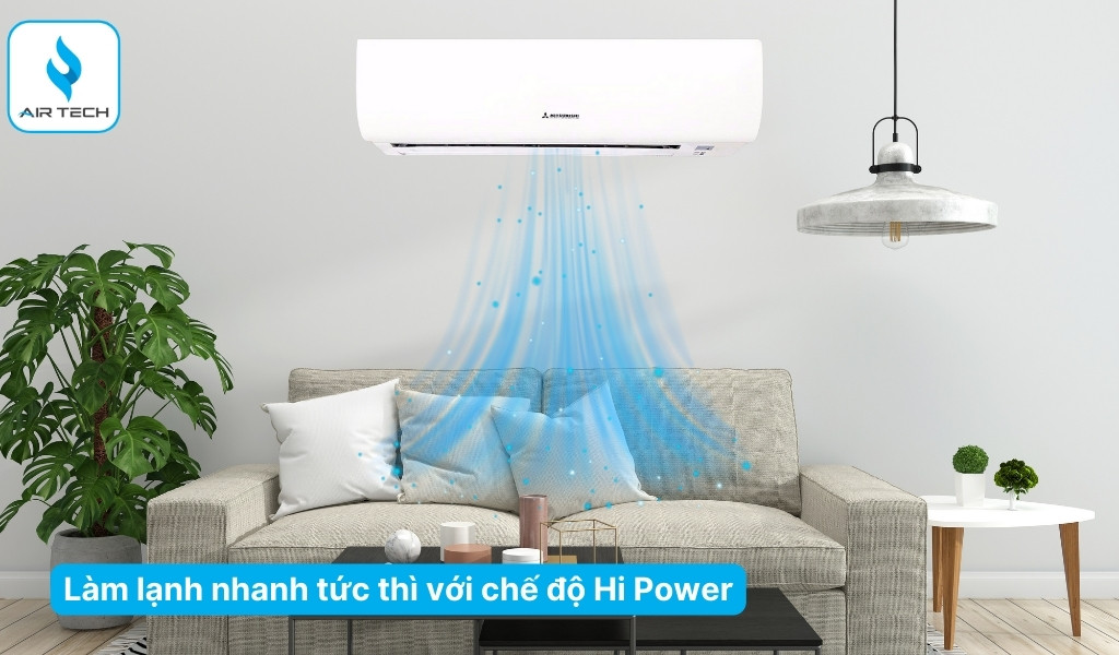 Làm lạnh nhanh tức thì với chế độ Hi Power
