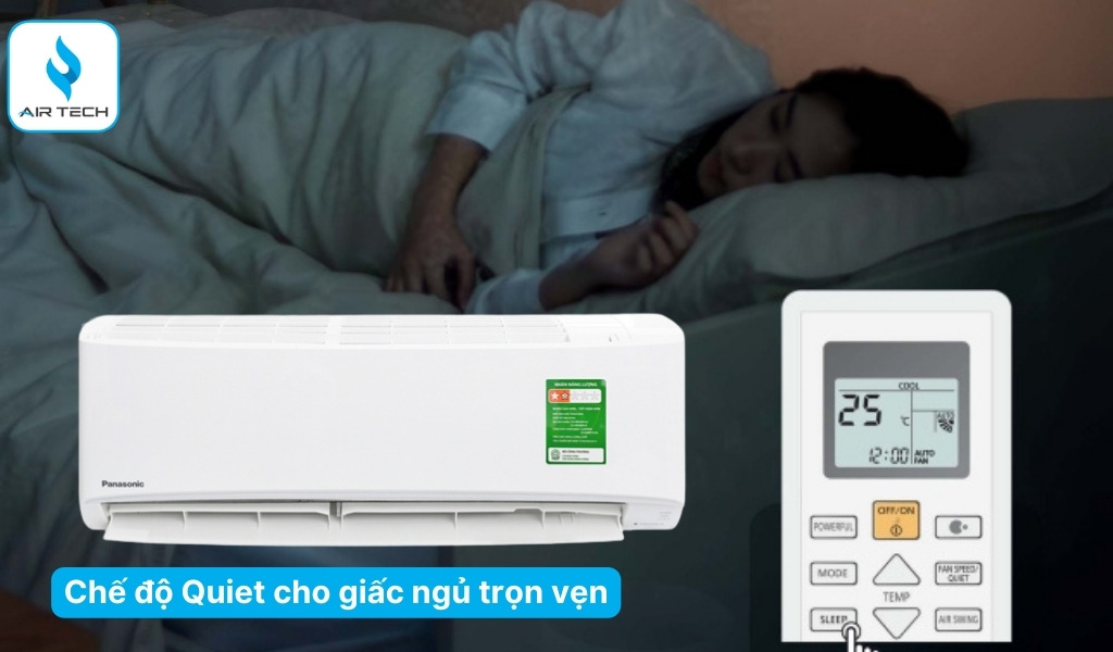 Vận hành êm ái – Chế độ Quiet cho giấc ngủ trọn vẹn