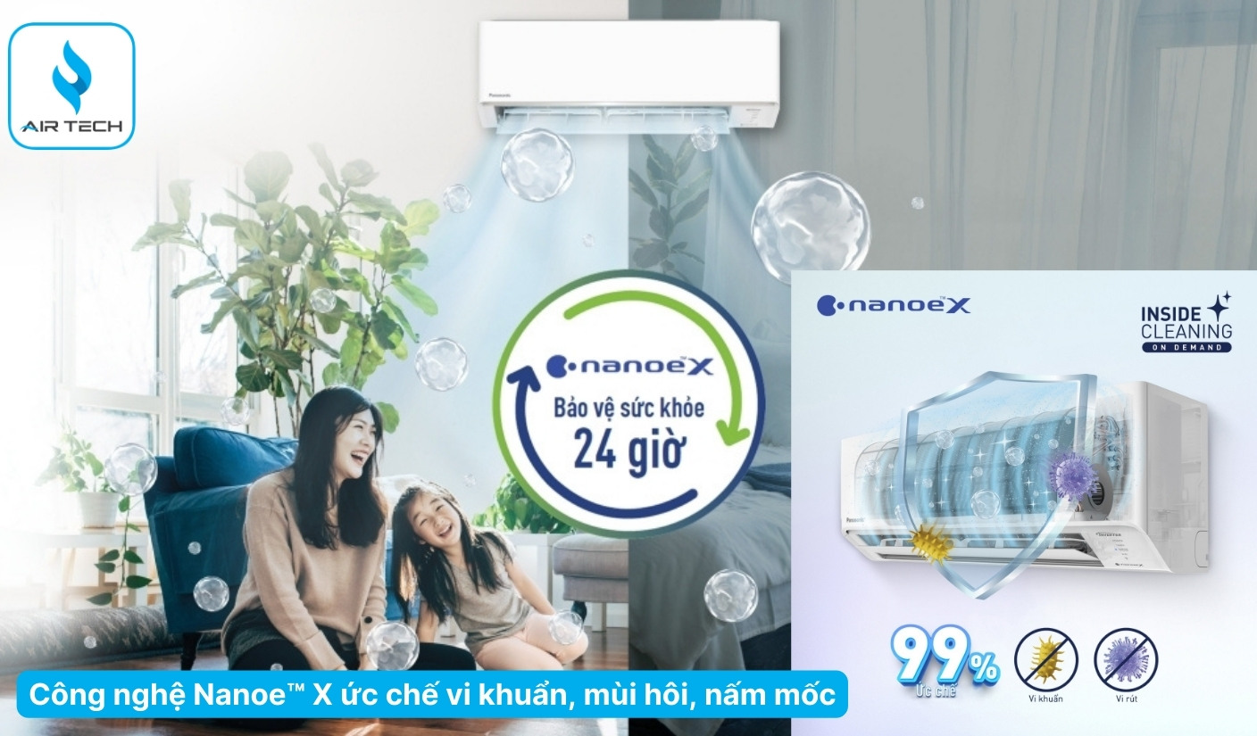 Công nghệ Nanoe™ X – Bảo vệ sức khỏe toàn diện 24/7