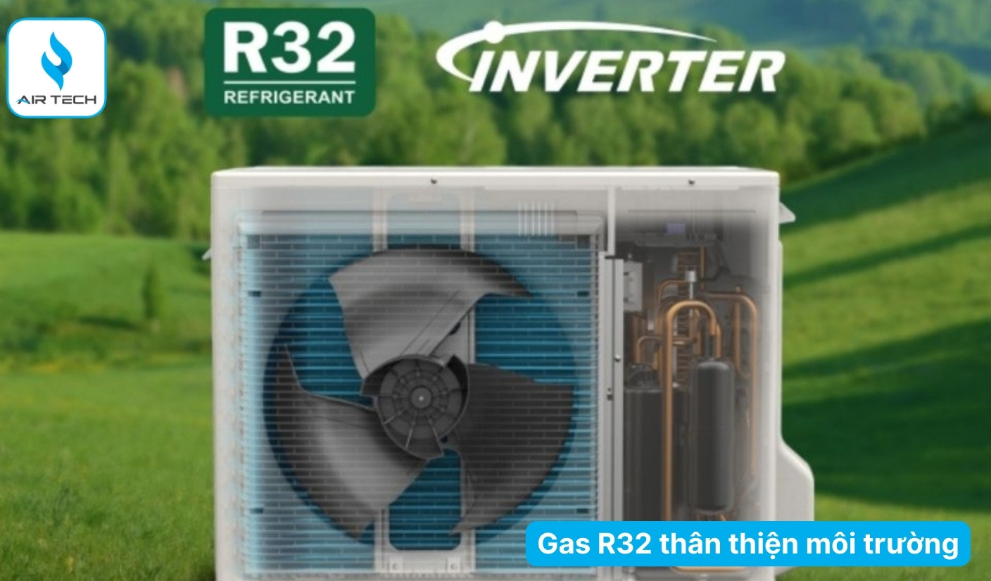 Gas R32 – Làm lạnh nhanh, thân thiện môi trường