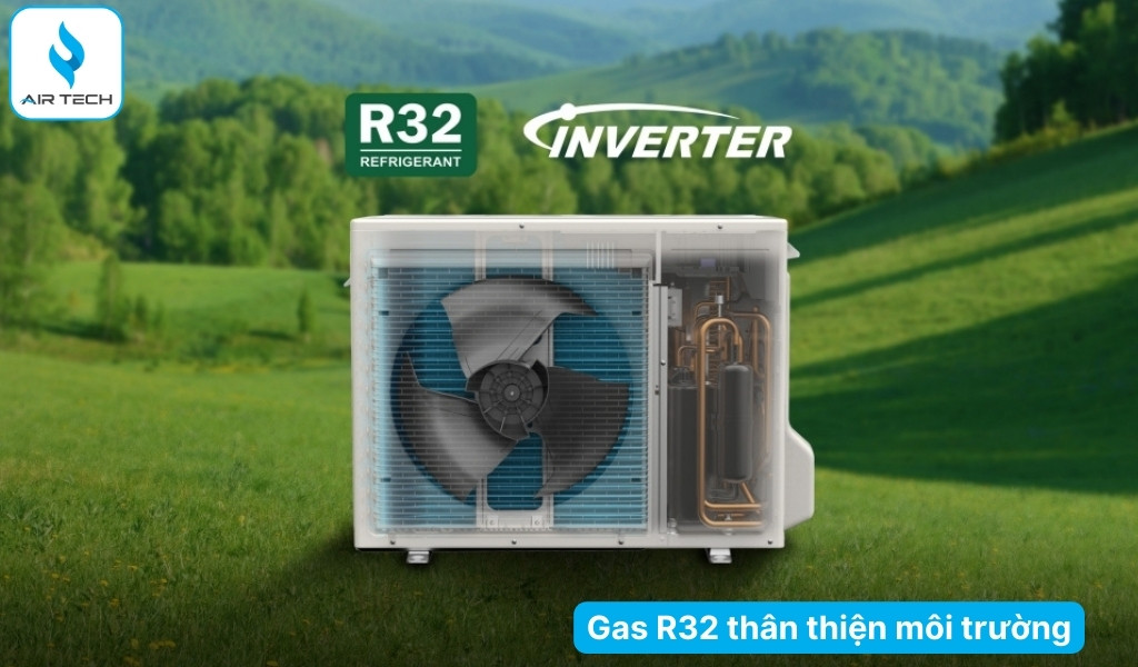 Gas R32 – Hiệu suất cao, thân thiện môi trường