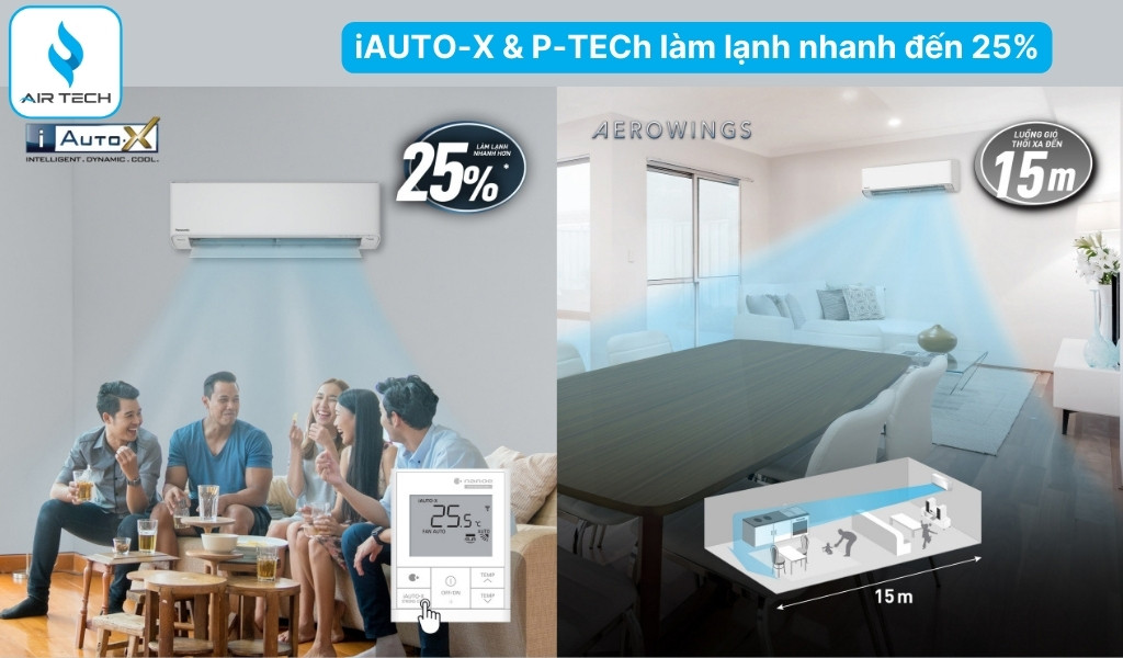 iAUTO-X & P-TECh – Tăng tốc làm lạnh ngay tức thì
