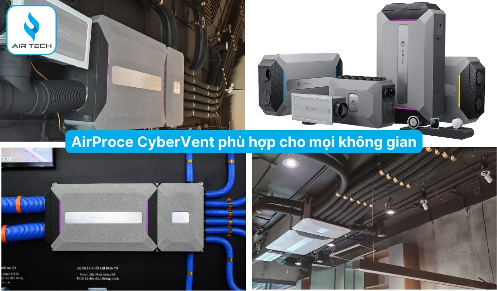 AirProce CyberVent phù hợp cho mọi không gian