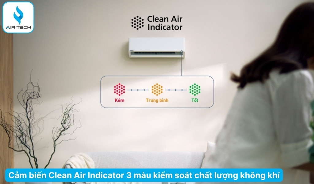 Cảm biến Clean Air Indicator 3 màu: Kiểm soát chất lượng không khí