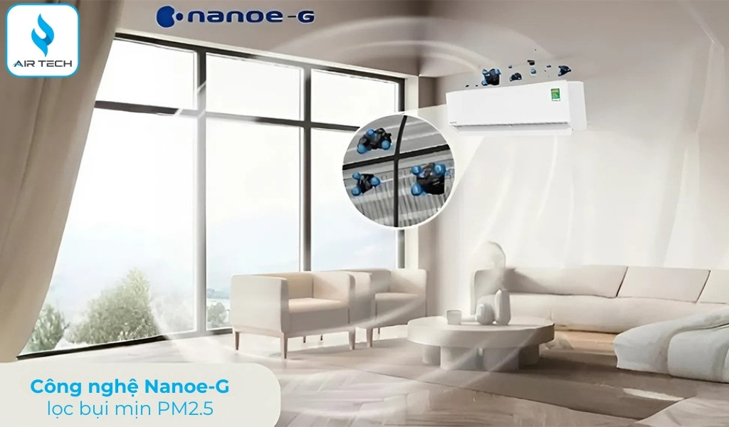 Công nghệ nanoe-G – Thanh lọc không khí, bảo vệ sức khỏe