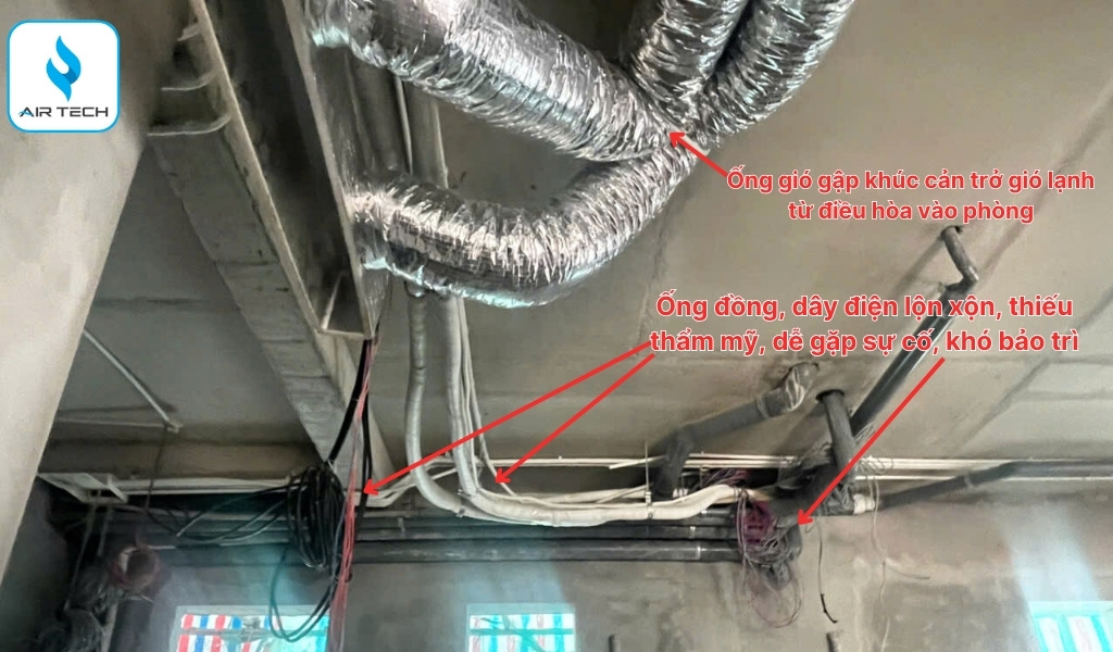 Thi công cẩu thả, vật tư kém chất lượng khiến điều hòa nhanh hỏng, hãng từ chối bảo hành