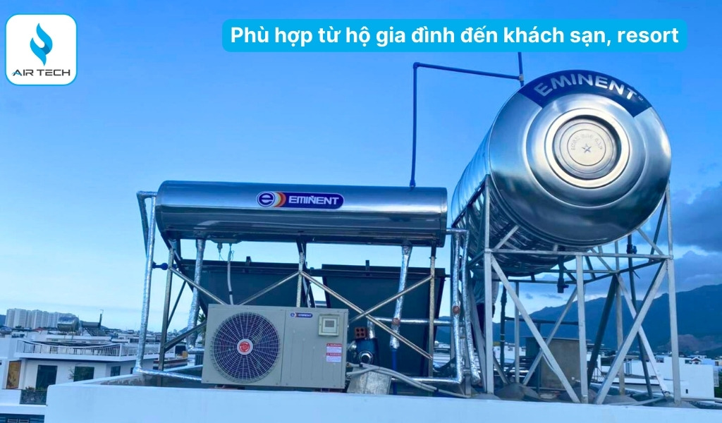 Đa dạng công suất – Phù hợp từ hộ gia đình đến khách sạn, resort