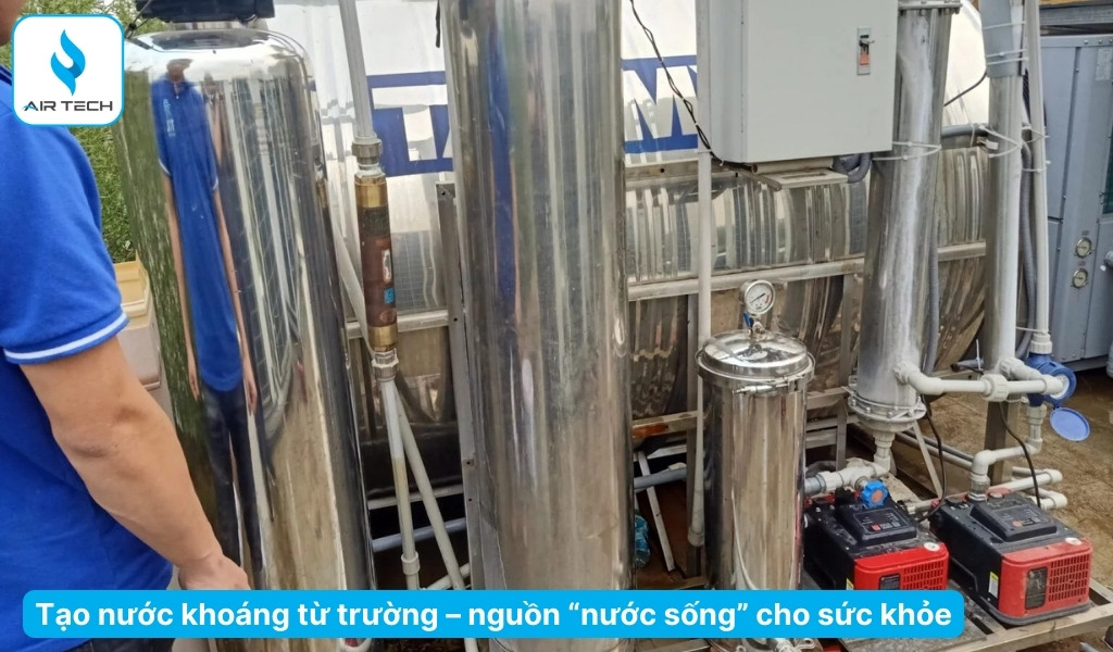 Tạo nước khoáng từ trường – nguồn “nước sống” cho sức khỏe